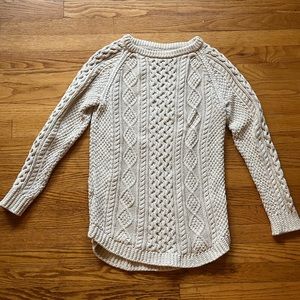 L.L. Bean Signature Cotton Fisherman Tunic Sweater